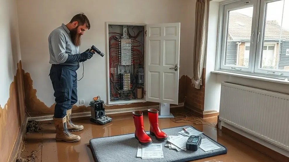 Flood-Damaged Electrics in Gravesend