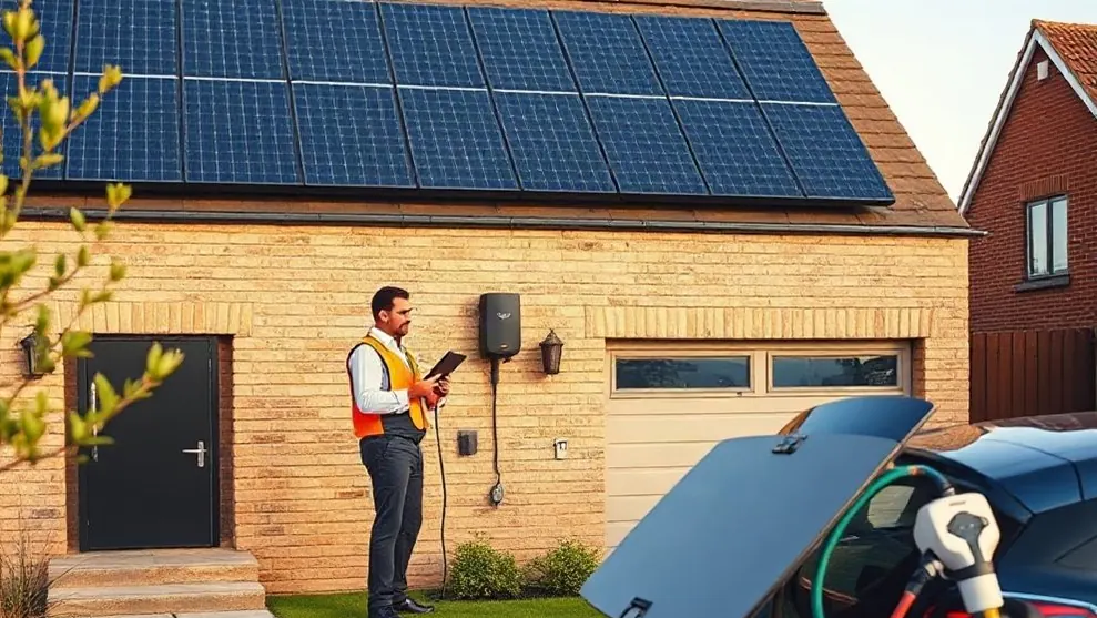 Solar Panels and Battery Storage in Gravesend